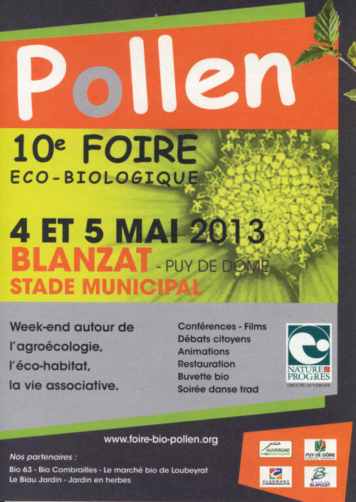 Foire bio Pollen 2013